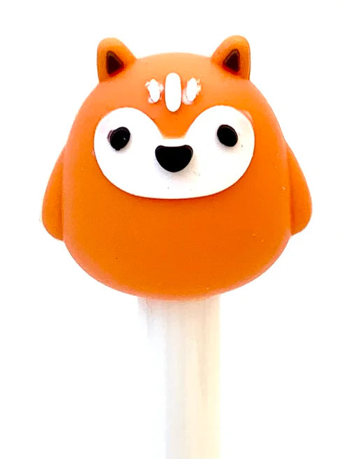Gel Pen Happy Friends (Giraffe, Cow or Fox) Retractable (Sold Individually) by Homeportonline