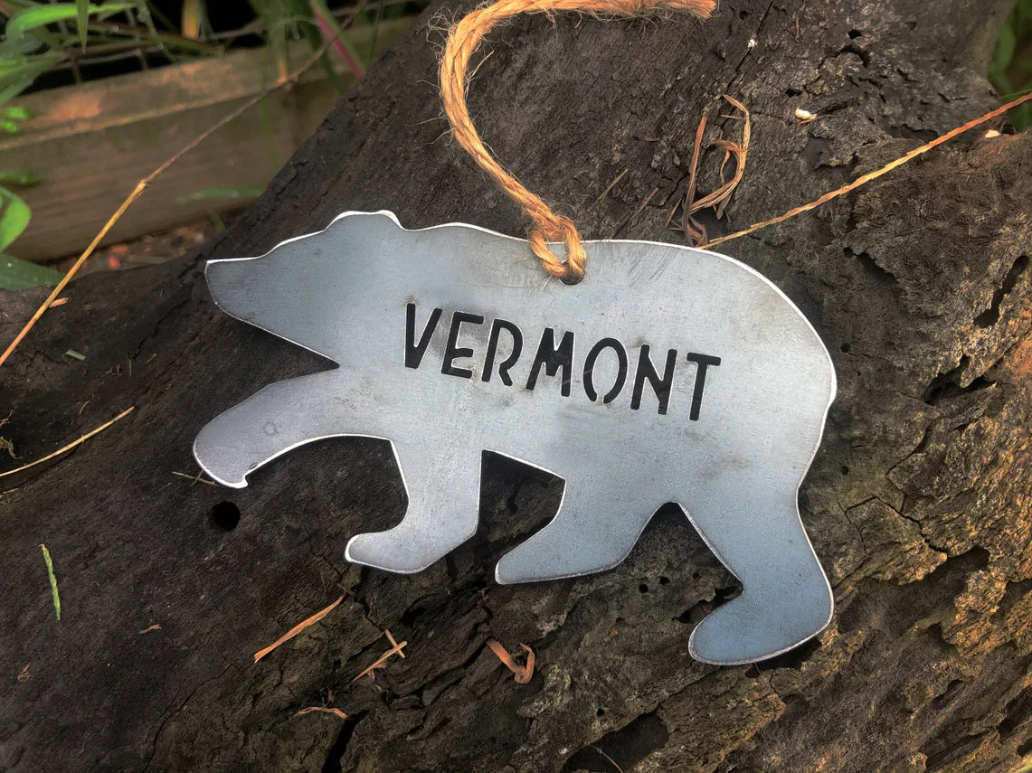 Recycled Steel Metal Ornament