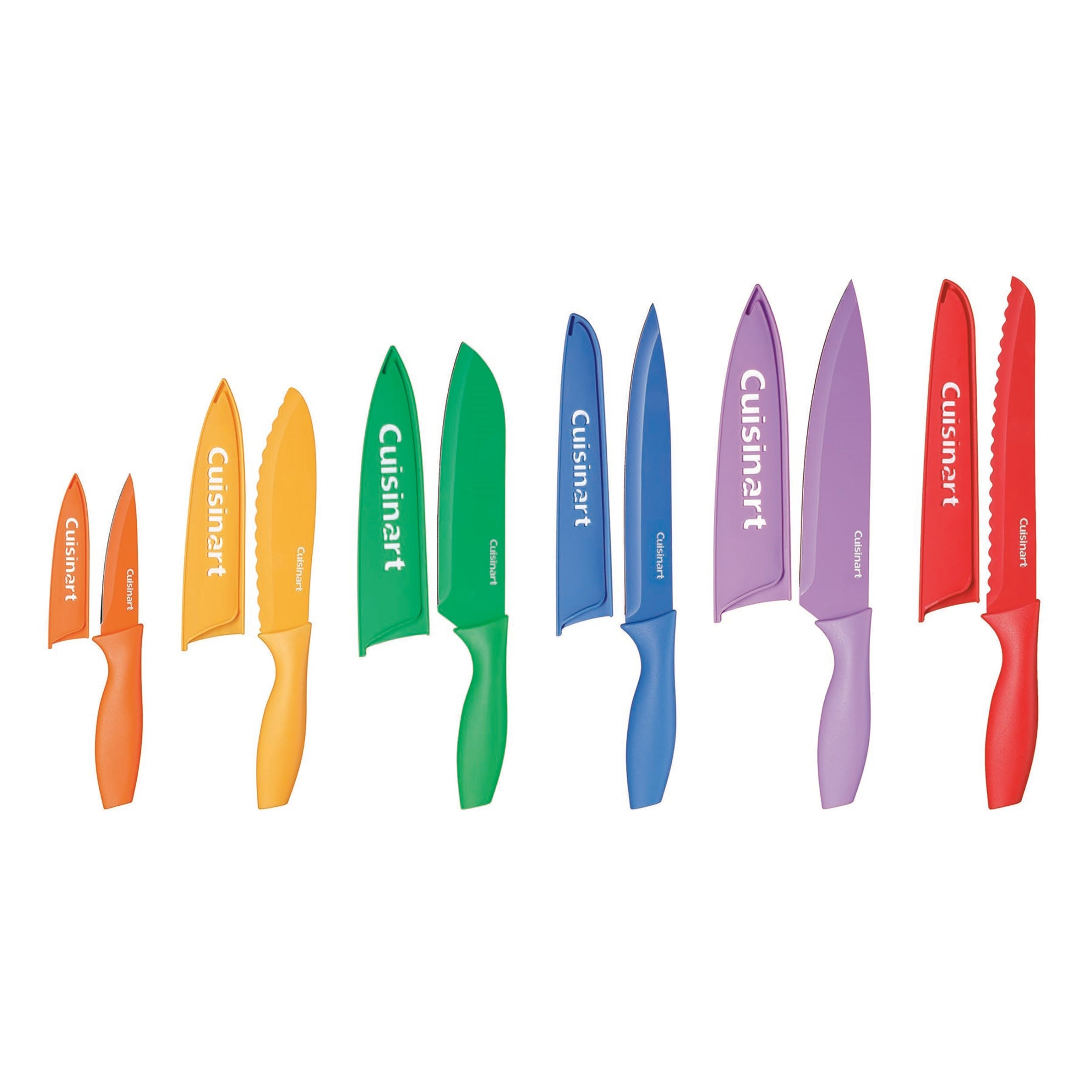 Knife Set - Advantage Color Blades 12 Piece Non-Stick by Homeportonline