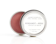 Bergamot + Rose Tinted Lip Balm