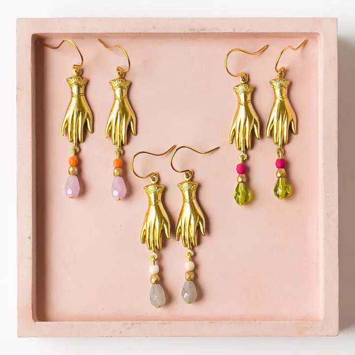 Hand Charm Earrings
