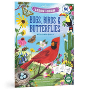 eeBoo: Learn to Draw - Bugs  Birds & Butterflies - 32 Page Activity Book & 50 Stickers Set  Fun Nature-Themed Step-By-Step Drawing & Coloring  Kids 5+