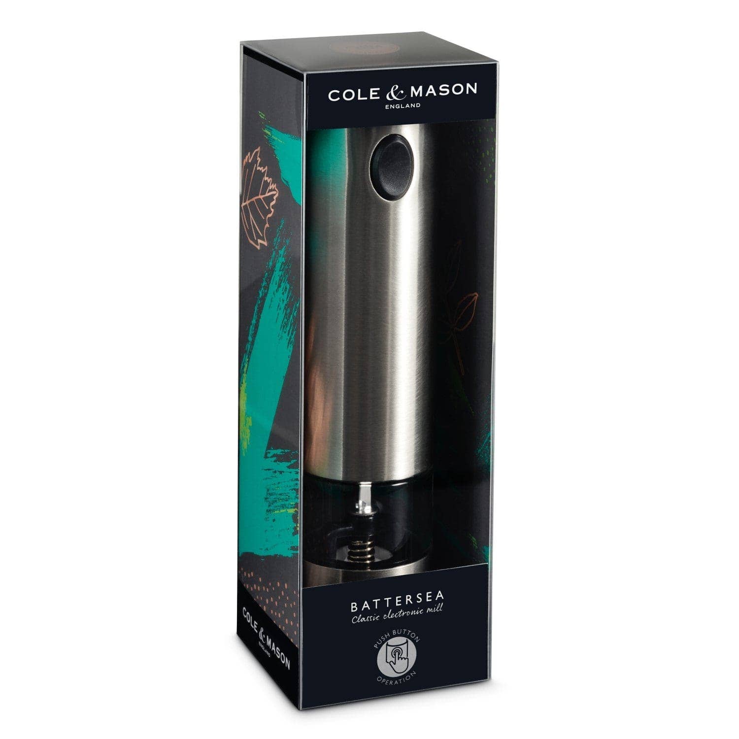Cole & Mason Battersea Electronic Salt/Pepper Mill by Kiss the Cook
