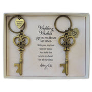 Wedding Wishes Key To My Heart Key Ring / Bottle Opener
