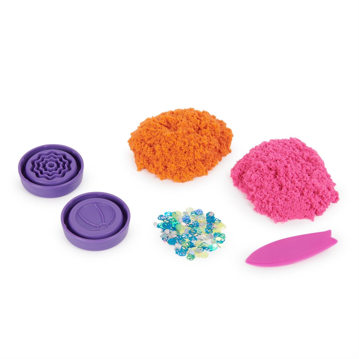 Kinetic Sand Flowfetti Play Sand With Glitter Mix-Ins 4oz by Homeportonline