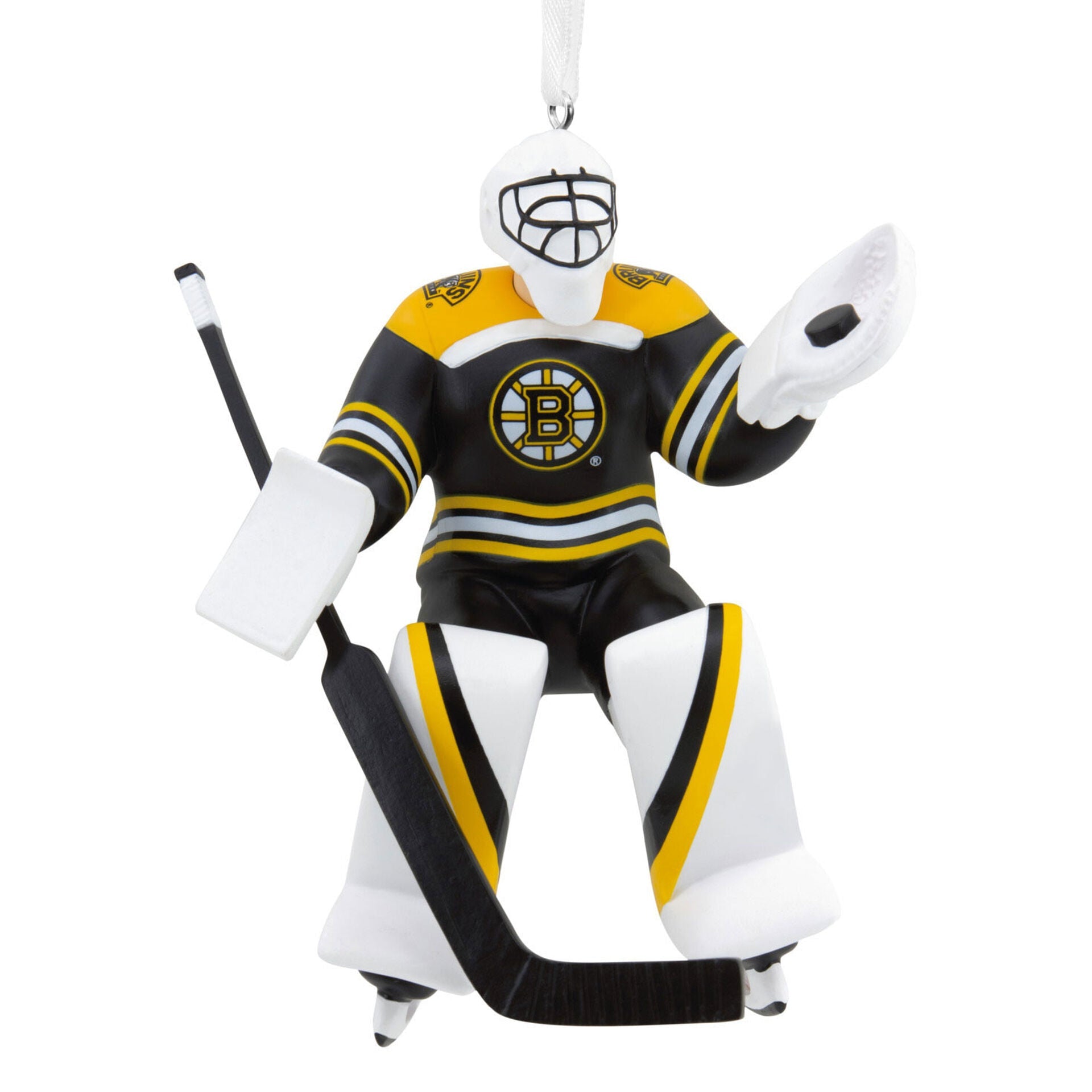 Boston Bruins Goalie Ornament