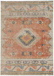 Great Zero Barlow Ivory & Rust Rug 8ft x 10ft by Homeportonline
