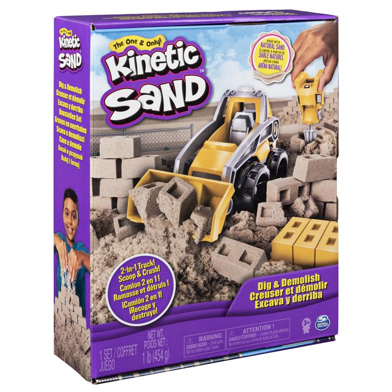 Kinetic Sand Dig & Demolish Truck Playset by Homeportonline