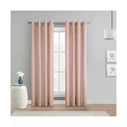 Harmony Grommet Top Panel 52" x 63" Rose by Homeportonline