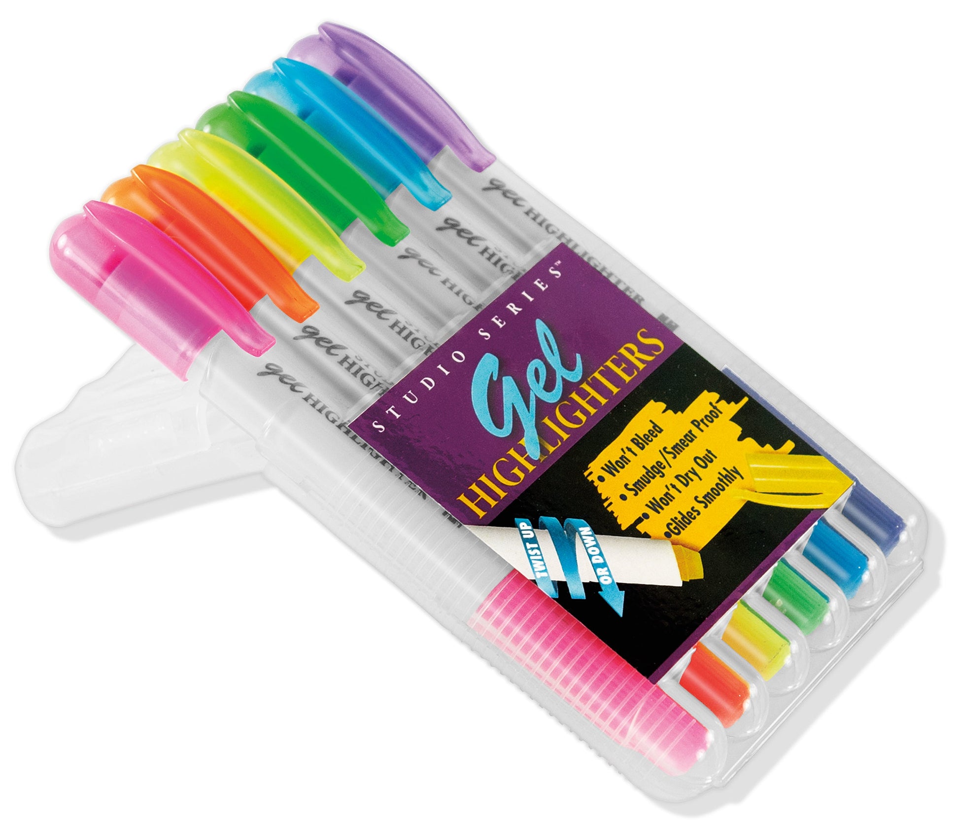 Art Center Highlighters Gel 6 Colors by Homeportonline