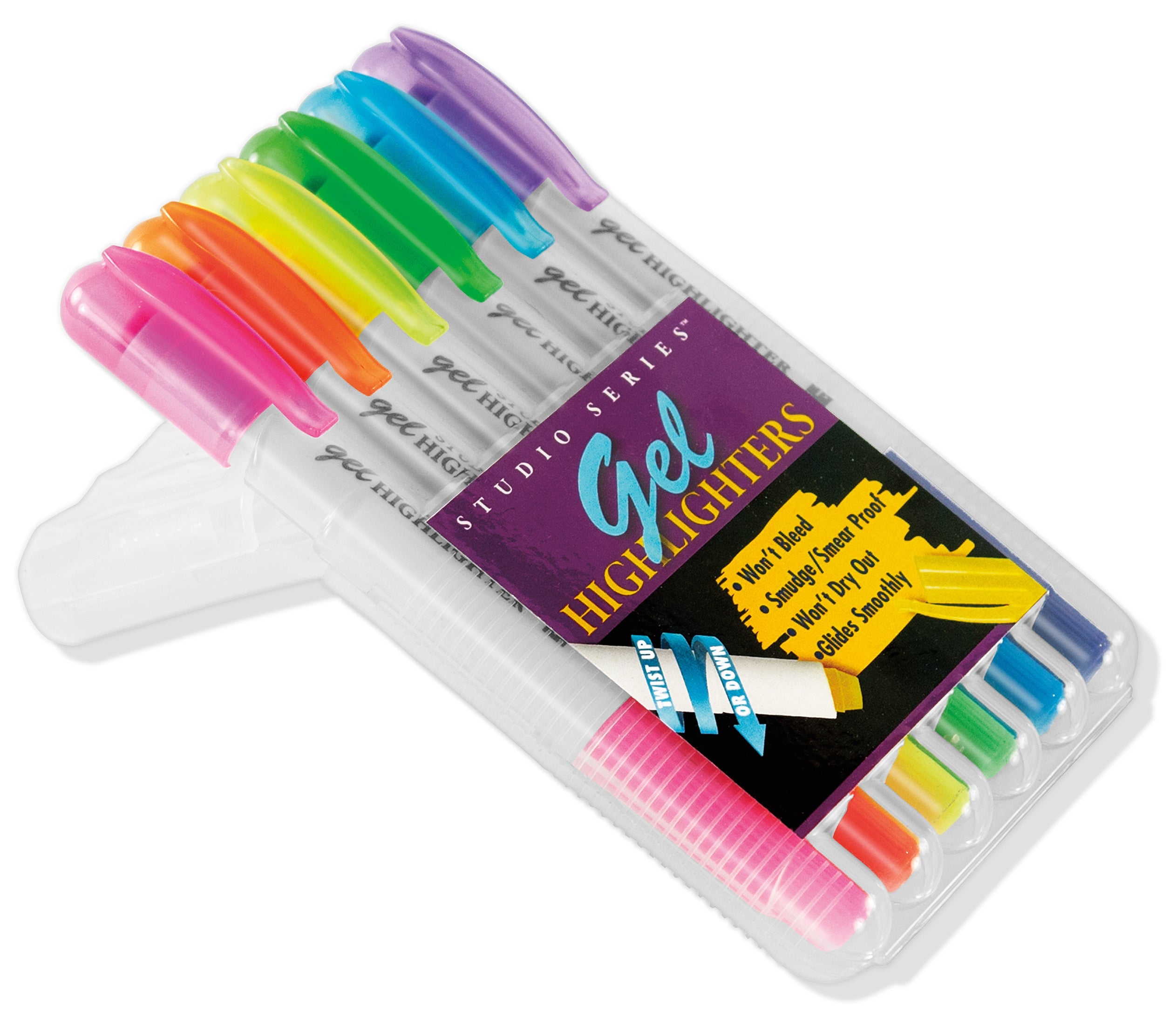 Art Center Highlighters Gel 6 Colors by Homeportonline