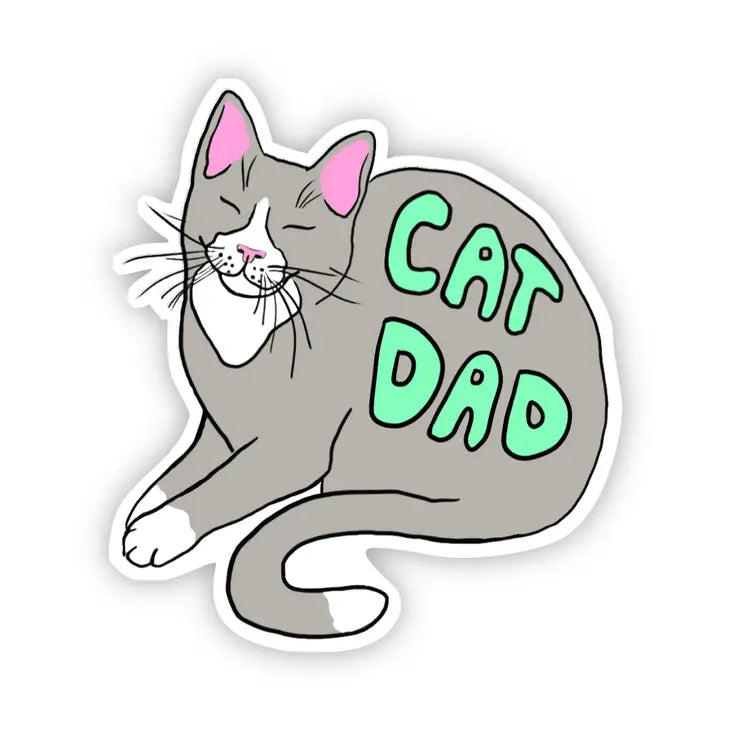 Cat Dad Sticker by Wild Lark