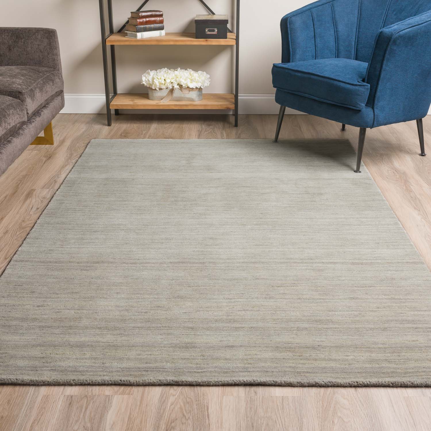 Rafia Rug Granite 5' X 7'6" by Homeportonline