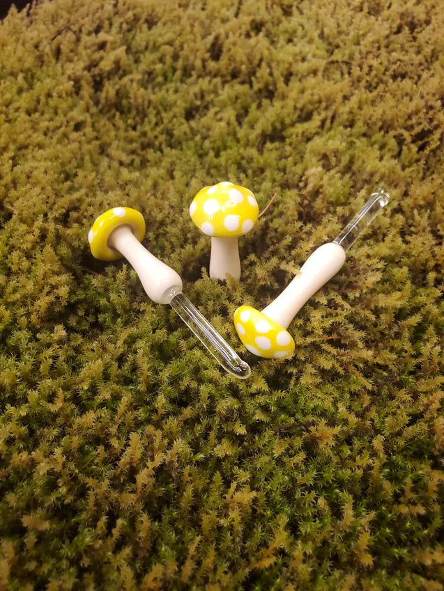 Mushroom Glass Plant Spike
