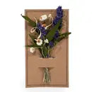 Mini Dried Flower Bouquet Eucalyptus & Larkspur - 2 Color Schemes