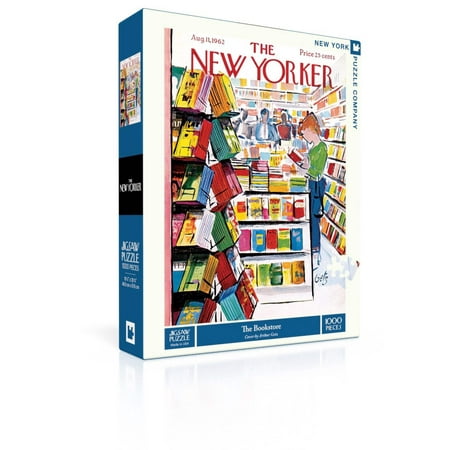 New York Puzzle Company The Bookstore 1000 Piece Jigsaw Puzzle