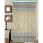 Window Panel Moroccan Foulard Blue by Homeportonline