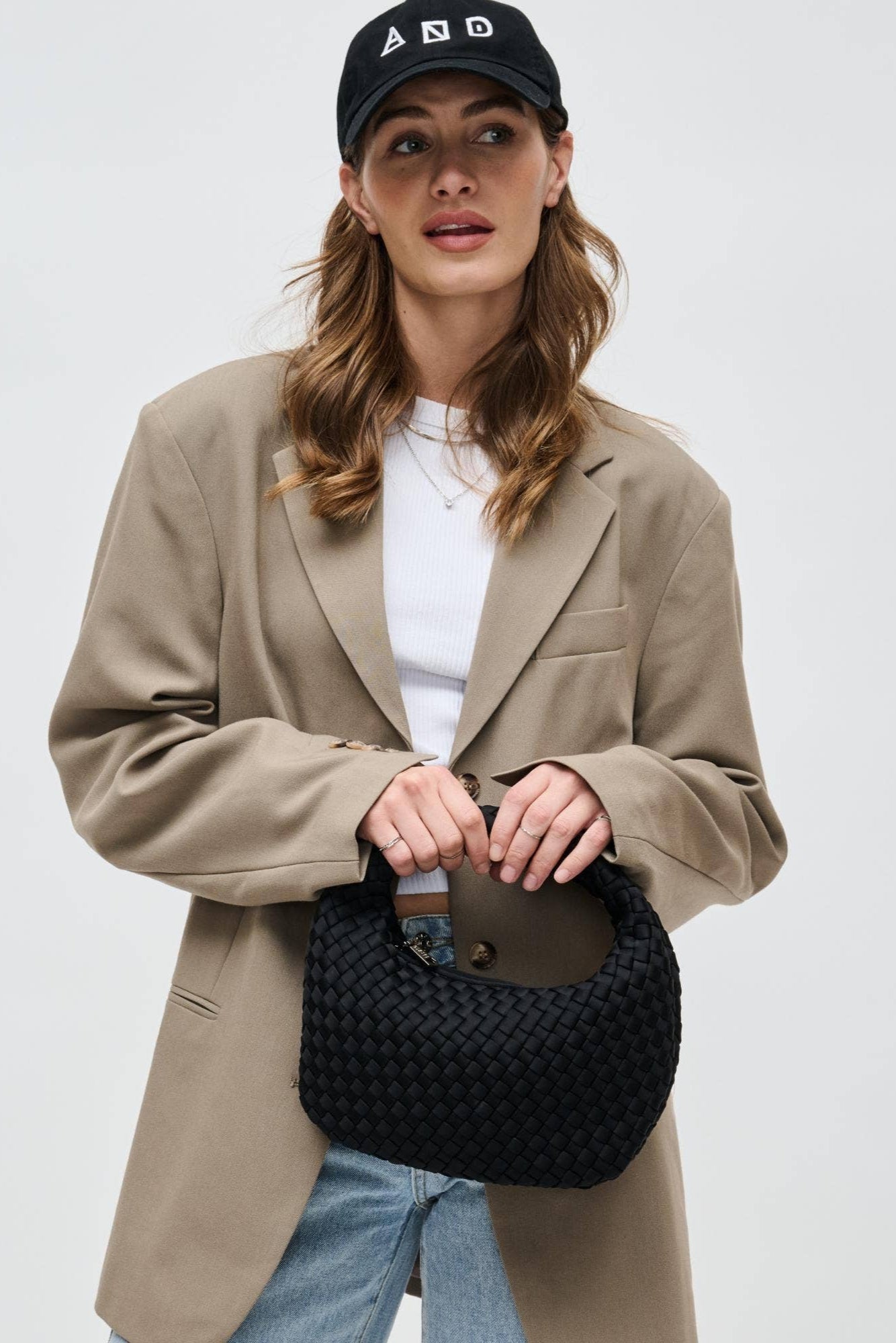 Sol & Selene Dare to Dream - Small Woven Neoprene Clutch by Dear Lucy