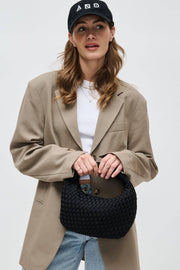 Sol & Selene Dare to Dream - Small Woven Neoprene Clutch by Dear Lucy