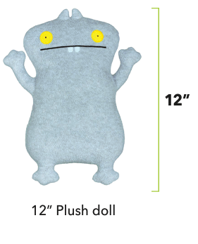 Uglydoll Plush Babo 12" by Homeportonline