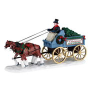 Christmas Is Coming - Tree Delivery Wagon