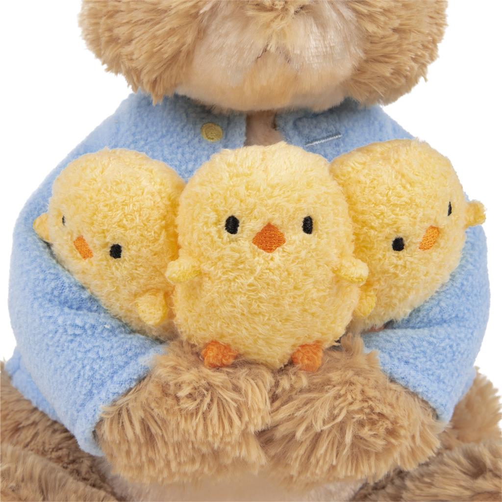 Beatrix Potter Peter Rabbit Holding Chicks 9.5" by Homeportonline
