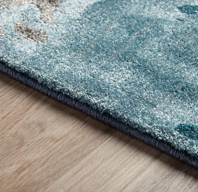 Geneva Rug Multi Blues & Grays 5'3" X 7'7" by Homeportonline