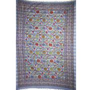 Tapestry Full Size Overprint Madras Sunflower Blue by Homeportonline
