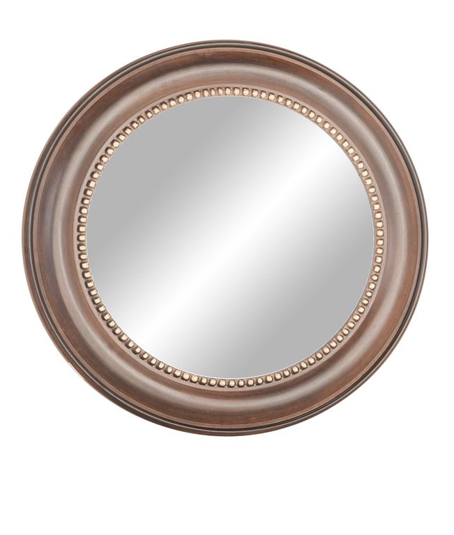 Mirror Wood Natural Wall Mount Dark Brown by Homeportonline