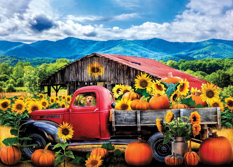Puzzle 1000 Piece Sunflower Farm by Homeportonline