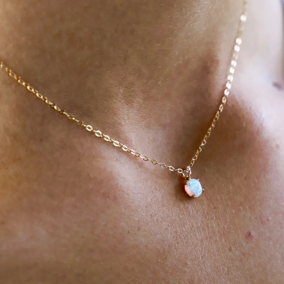 Opal Drop Necklace by Wild Lark