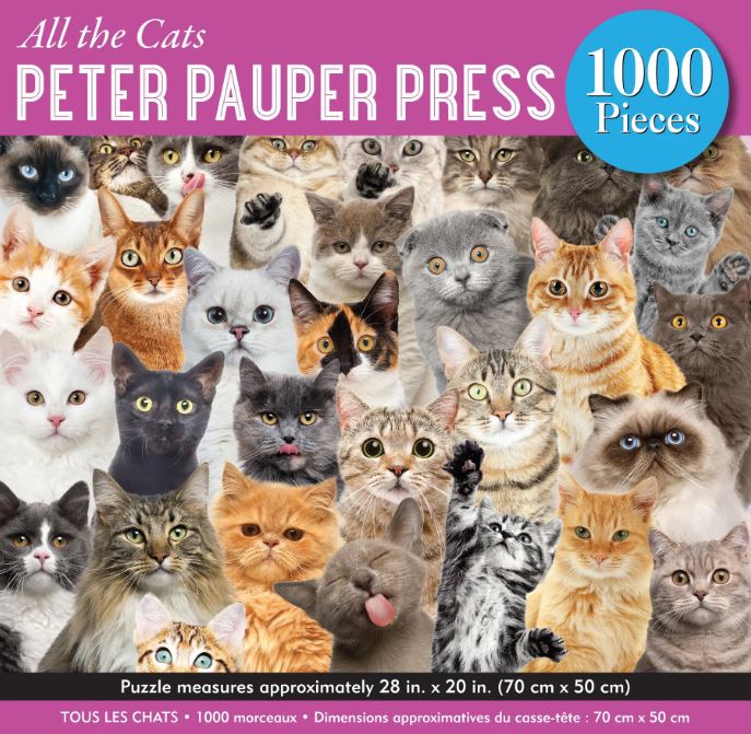 Puzzle 1000 Piece All The Cats by Homeportonline