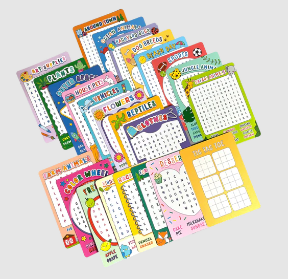 Activity Card Kit Word Search by Homeportonline