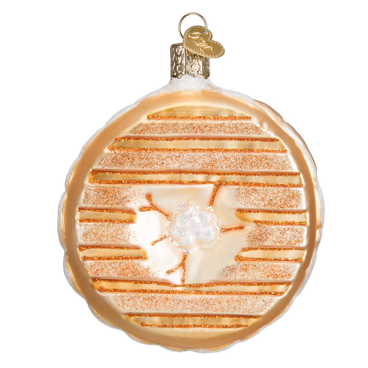 Bagel Glass Ornament