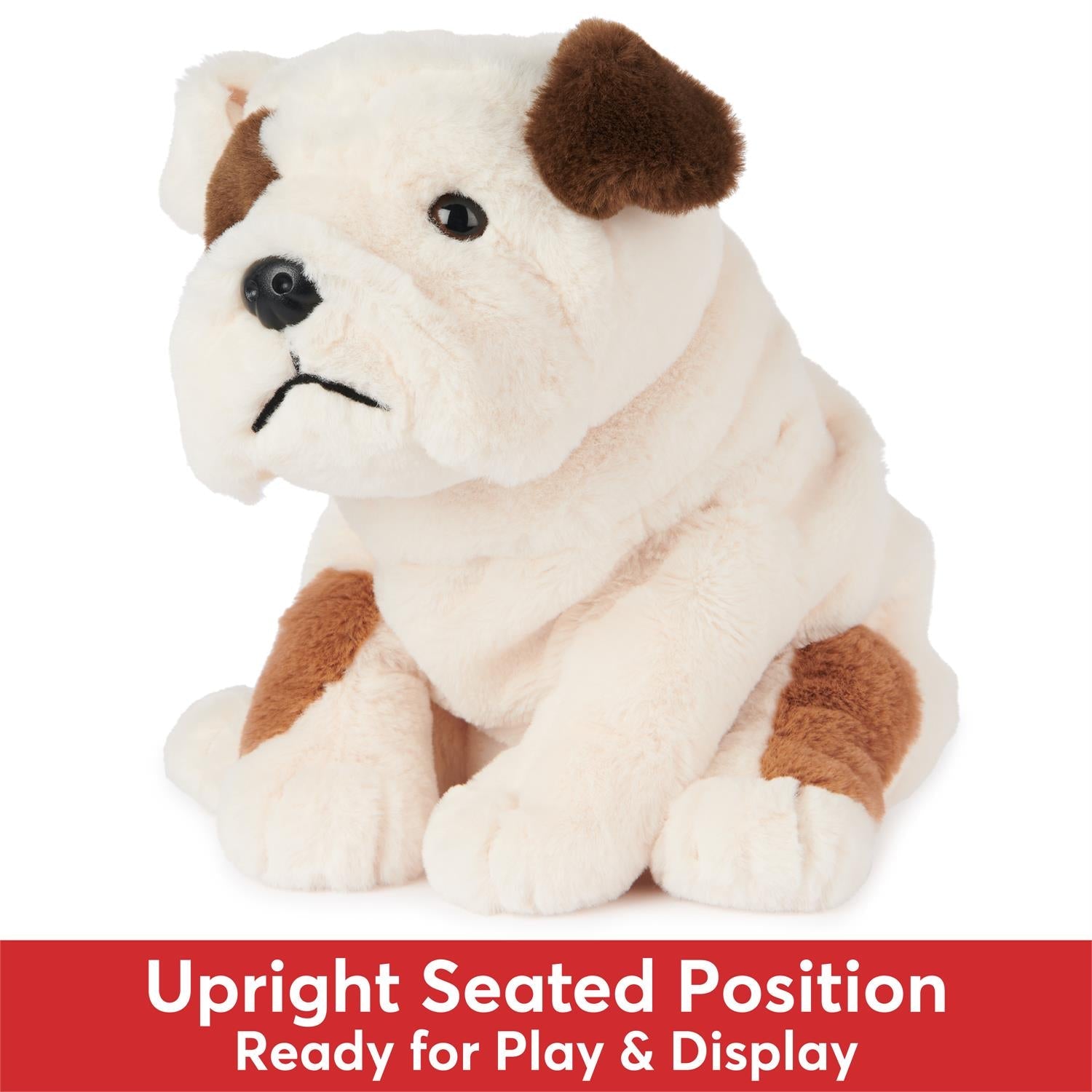 Plush Cat & Dog Collection Bulldog Toast 10" by Homeportonline