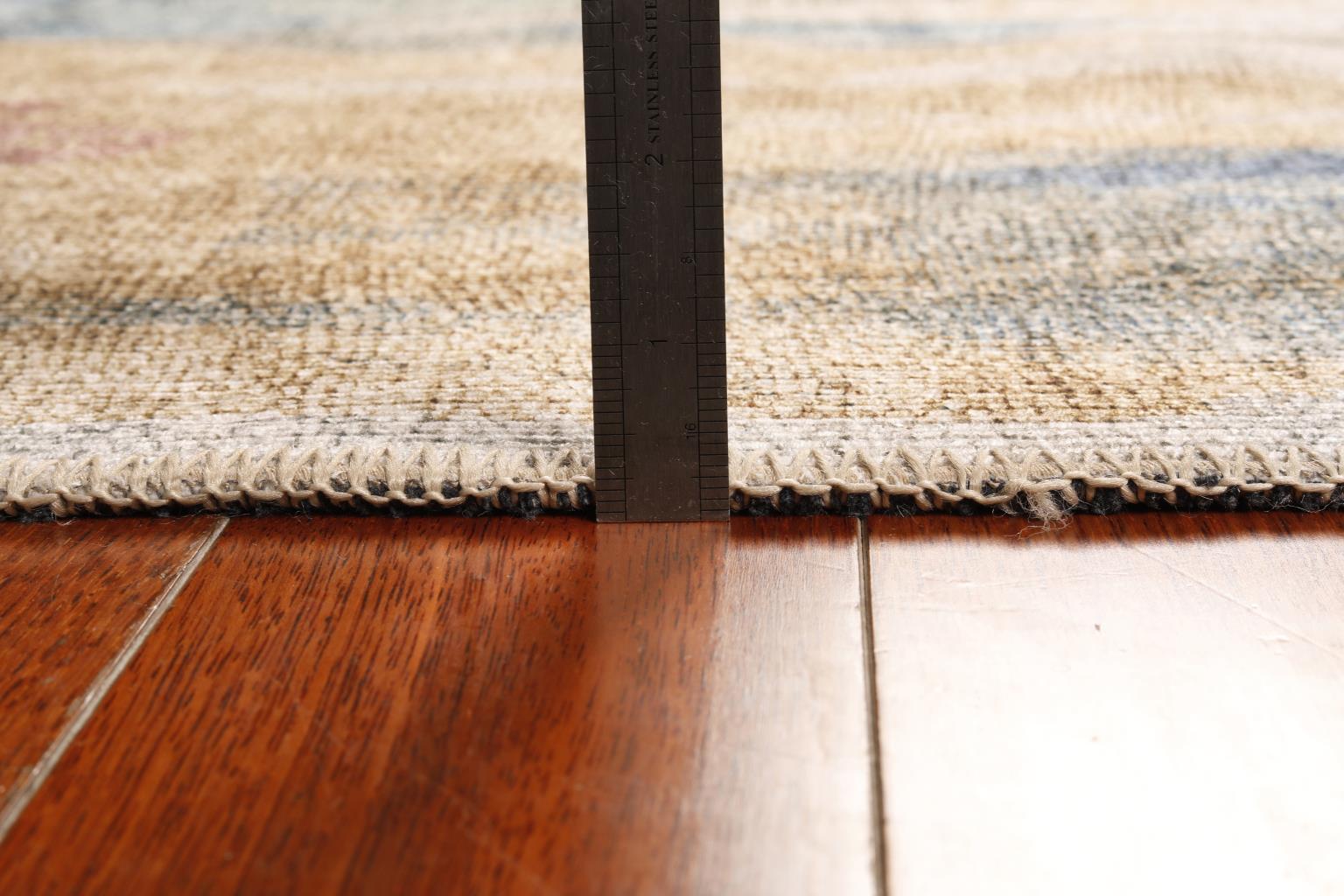 London Mirage Multi Color Washable Rug 3'9" x 5'6" by Homeportonline