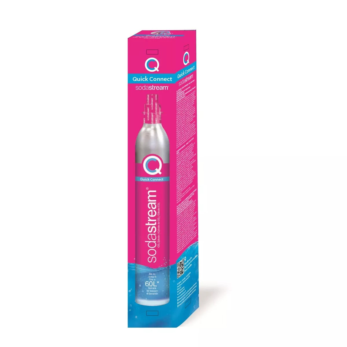 (PINK TOP) SodaStream Co2 Exchange Refill Carbonator 60l by Homeportonline