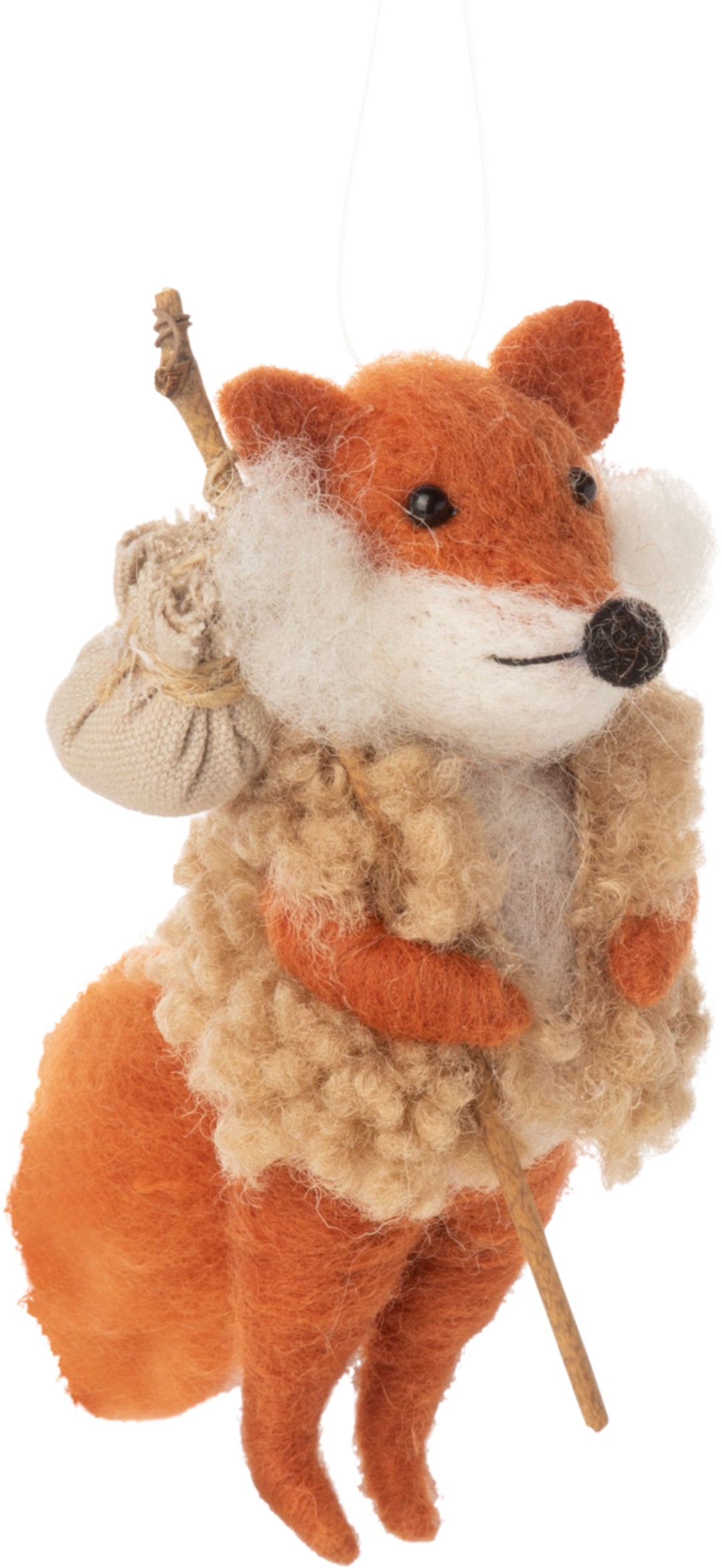 Ornament - Felt Hiking Fox by Homeportonline