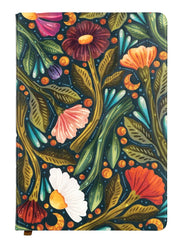 Nightsky Floral Embossed Journal Notebook