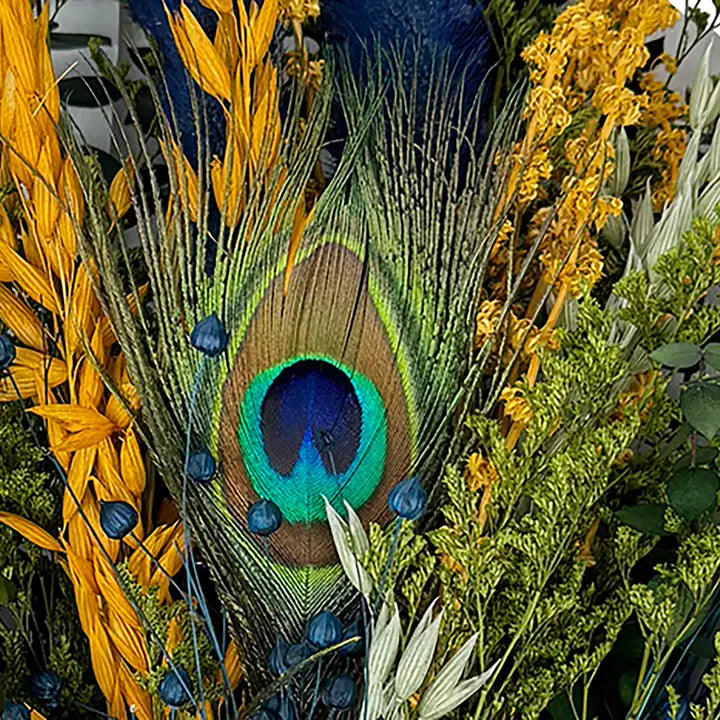 Peacock Floral Bouquet