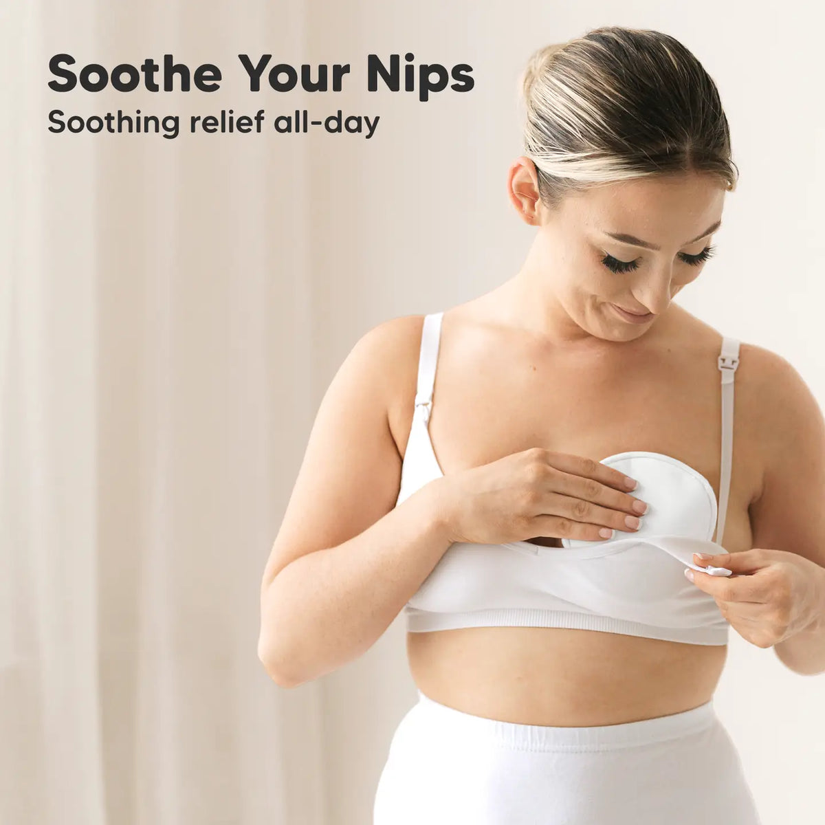 SOOTHE Organic Nursing Pads (White, X-Large 5.5")