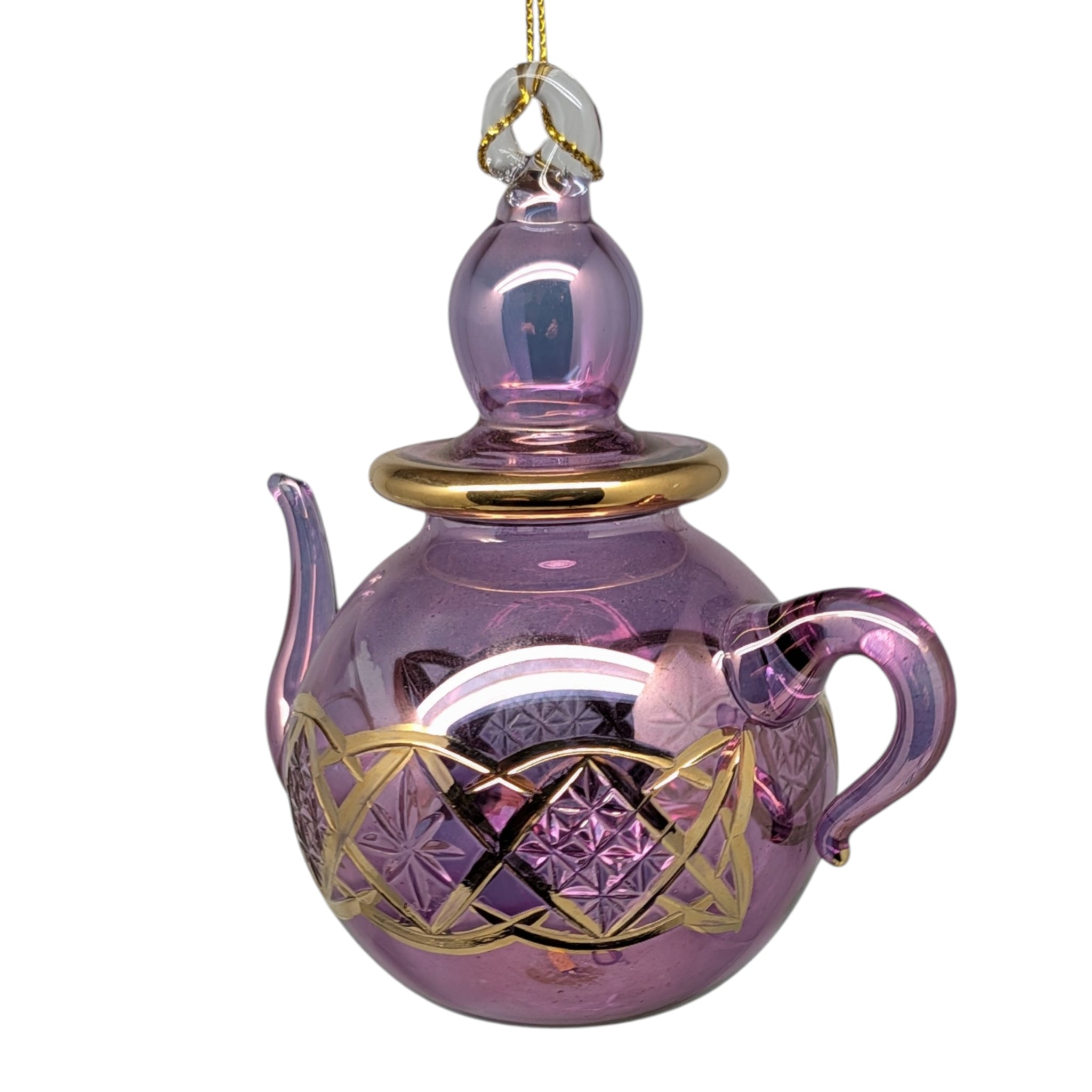 Amethyst Royal Teapot Ornament