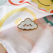 Happy Cloud Enamel Pin