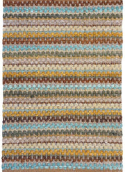 Strata Rag Rug Cotton Nutmeg 30" x 50" by Homeportonline