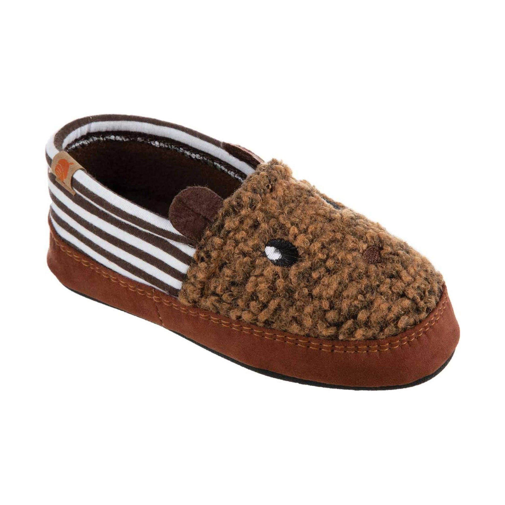 Acorn Kids' Critter Novelty Moc Slippers - Buckskin by Lenny's Shoe & Apparel