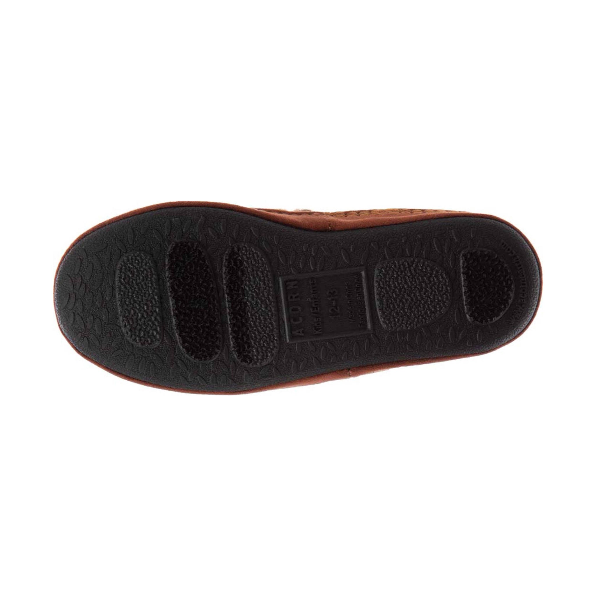 Acorn Kids' Critter Novelty Moc Slippers - Buckskin by Lenny's Shoe & Apparel
