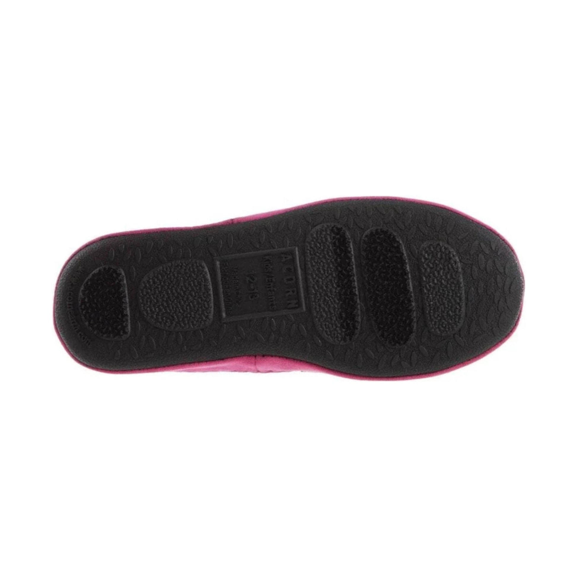 Acorn Kids' Critter Novelty Moc Slippers - Pale Pink by Lenny's Shoe & Apparel