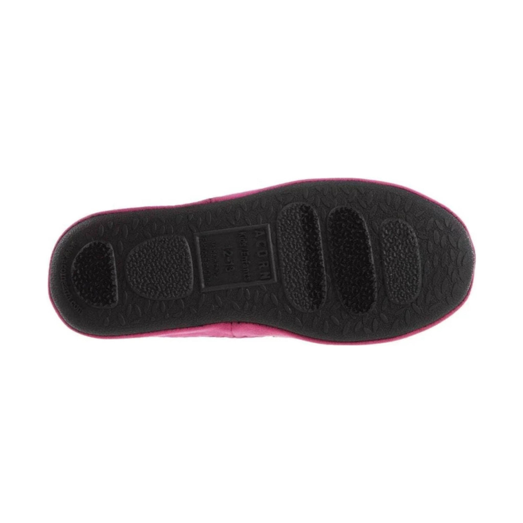 Acorn Kids' Critter Novelty Moc Slippers - Pale Pink by Lenny's Shoe & Apparel
