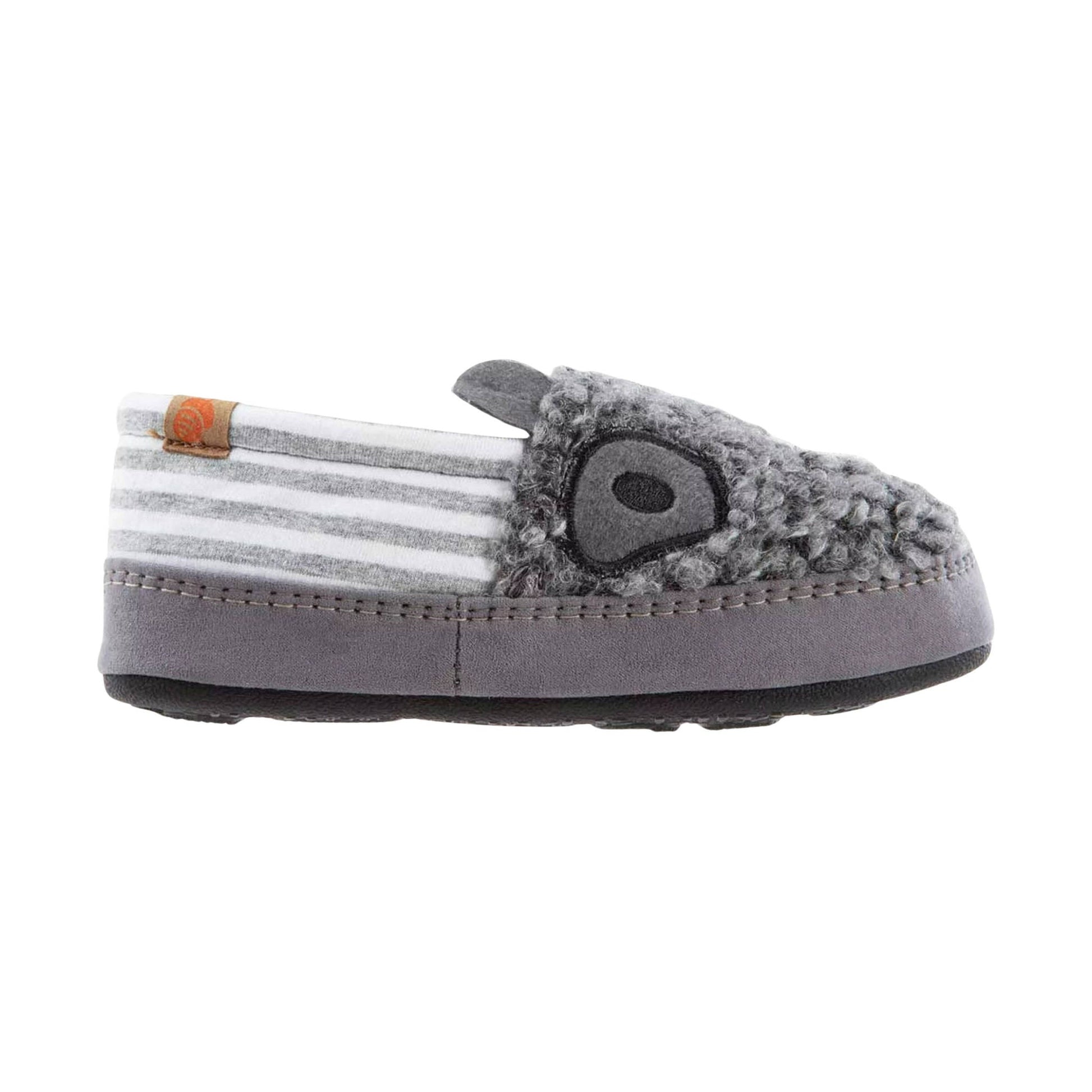Acorn Kids' Critter Novelty Moc Slippers - Stormy Grey by Lenny's Shoe & Apparel