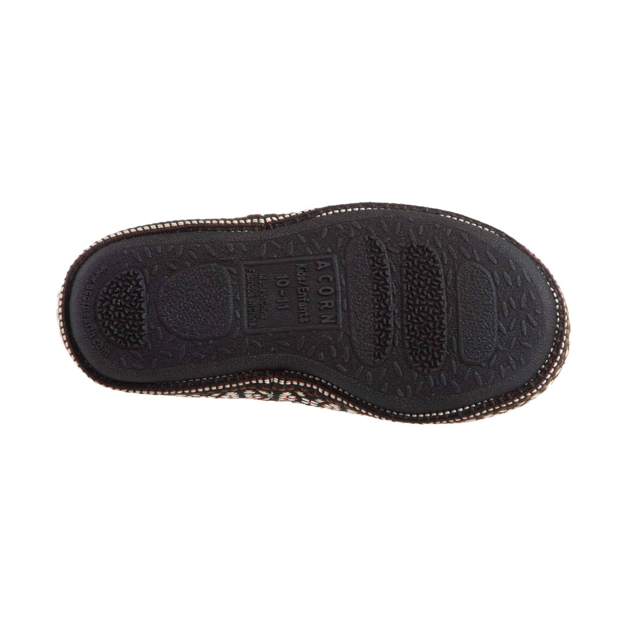 Acorn Kids' L'il Woven Trim Moc Slippers - Iris by Lenny's Shoe & Apparel